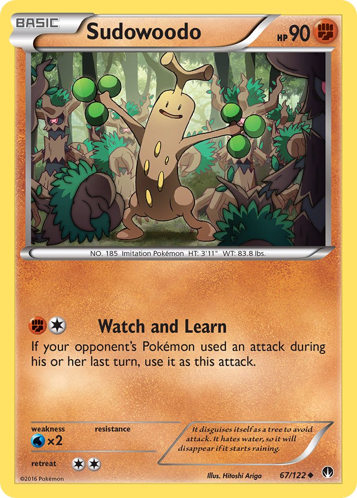 Sudowoodo - BREAKpoint (Uncommon) [BKP-67] English / Near Mint / Normal