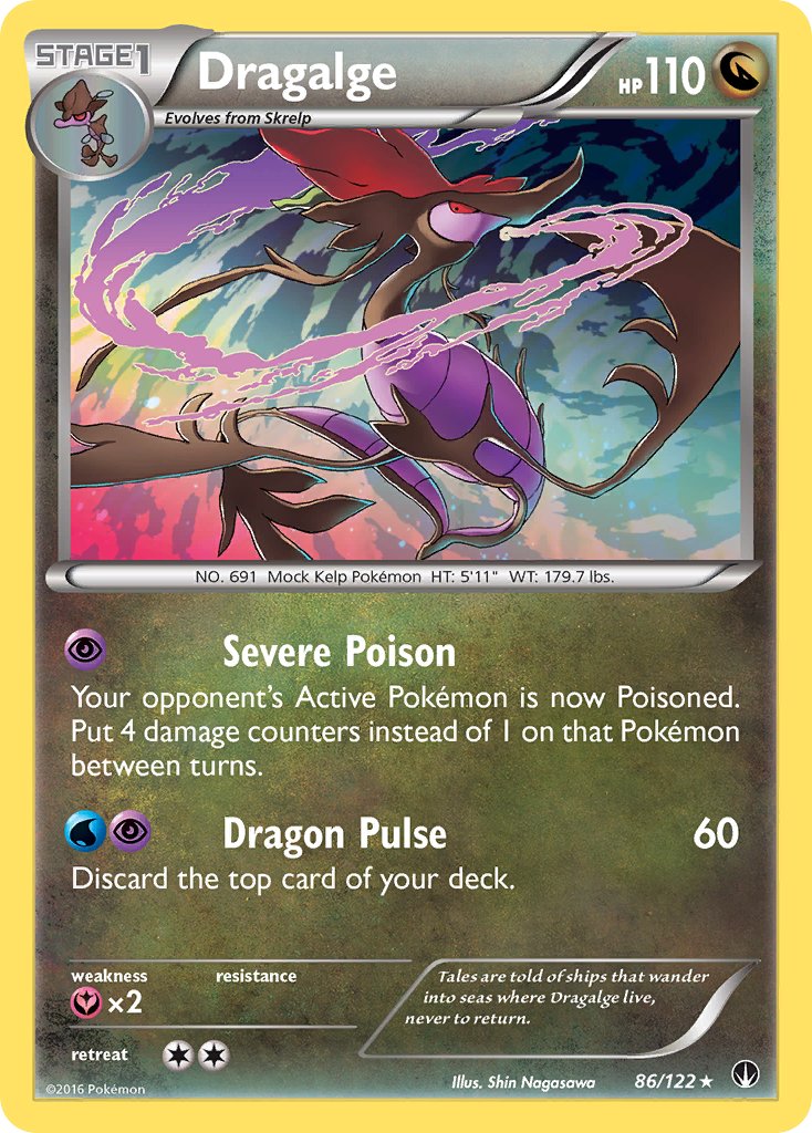 Dragalge - BREAKpoint (Holo Rare) [BKP-86] English / Near Mint / Normal