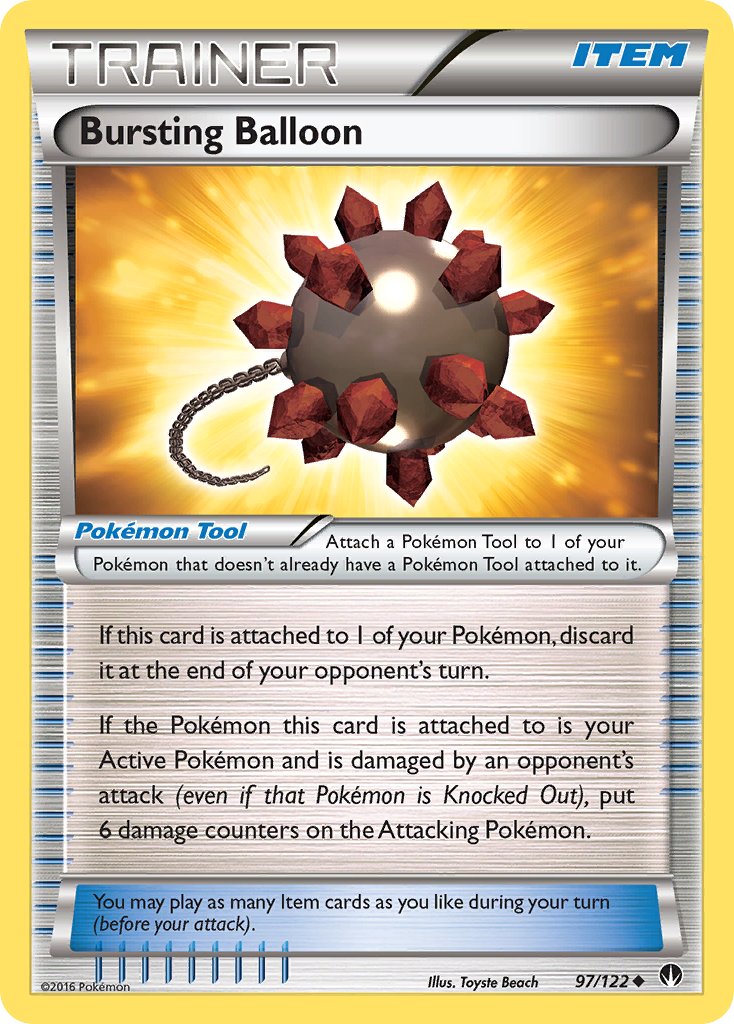 Bursting Balloon - BREAKpoint (Uncommon) [BKP-97] English / Near Mint / Normal
