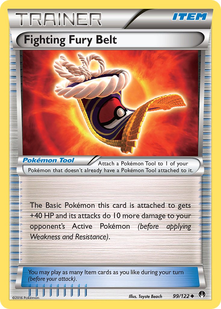 Fighting Fury Belt - BREAKpoint (Uncommon) [BKP-99] English / Near Mint / Normal