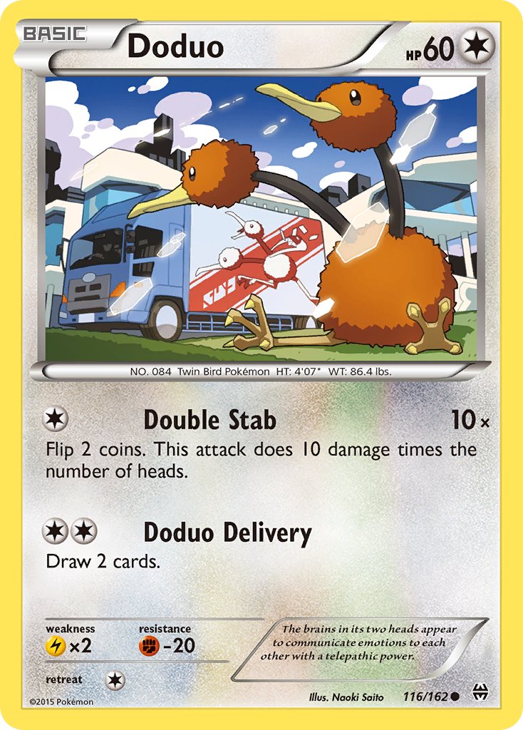 Doduo - BREAKthrough (Common) [BKT-116] English / Near Mint / Normal