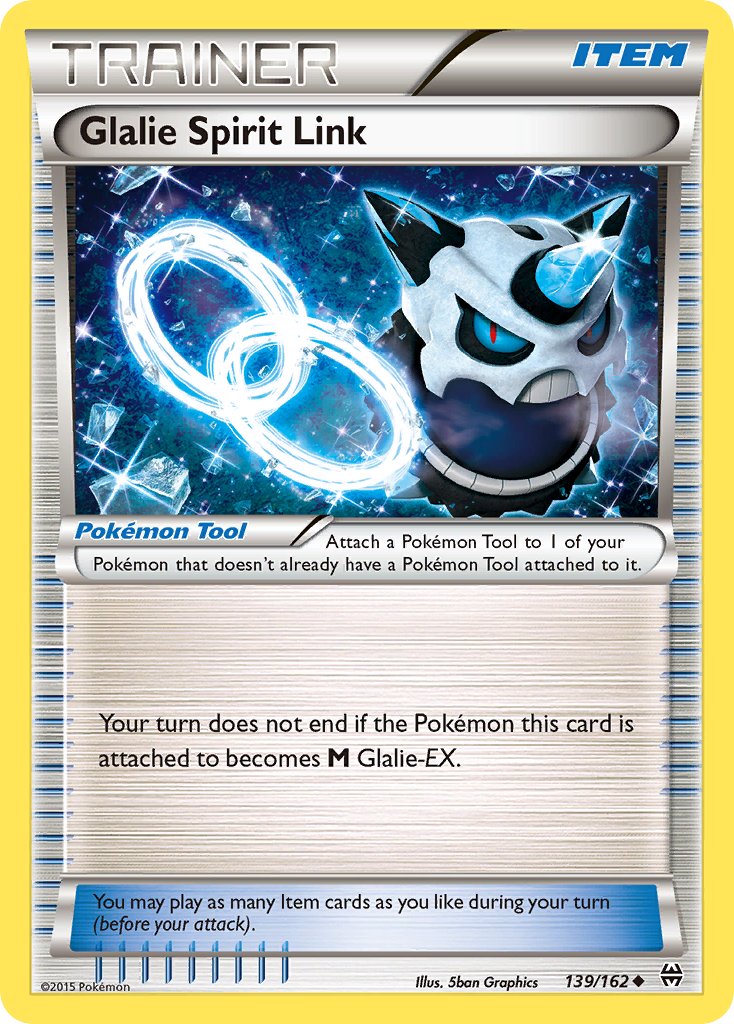 Glalie Spirit Link - BREAKthrough (Uncommon) [BKT-139] English / Near Mint / Normal