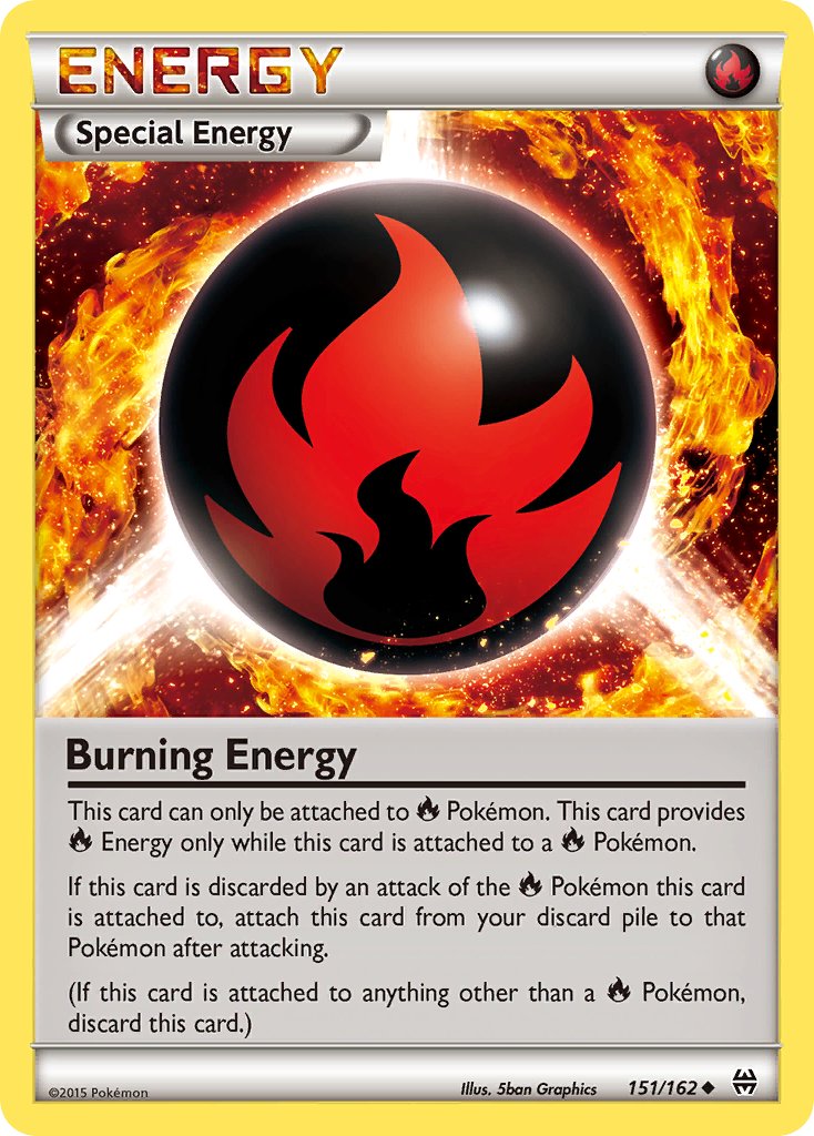 Burning Energy - BREAKthrough (Uncommon) [BKT-151] English / Near Mint / Normal