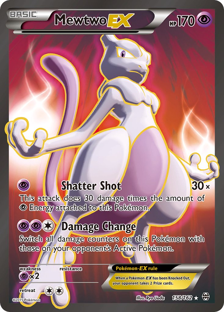 Mewtwo EX - BREAKthrough (Ultra Rare) [BKT-158] English / Near Mint / Normal