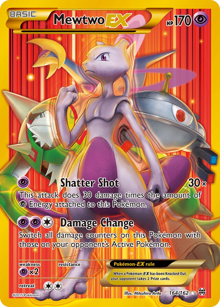 Mewtwo EX - BREAKthrough (Secret Rare) [BKT-164] English / Near Mint / Normal