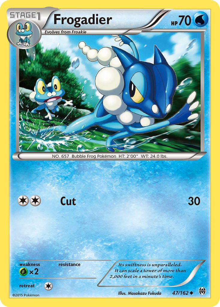 Frogadier - BREAKthrough (Uncommon) [BKT-47] English / Near Mint / Normal