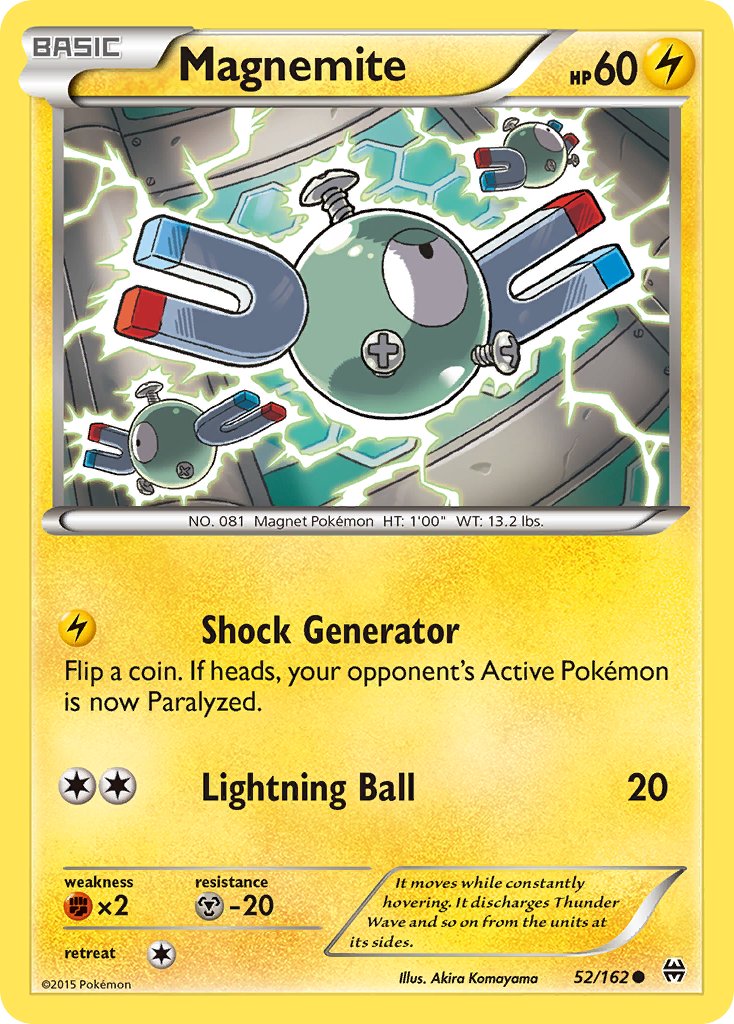 Magnemite - BREAKthrough (Common) [BKT-52] English / Near Mint / Normal