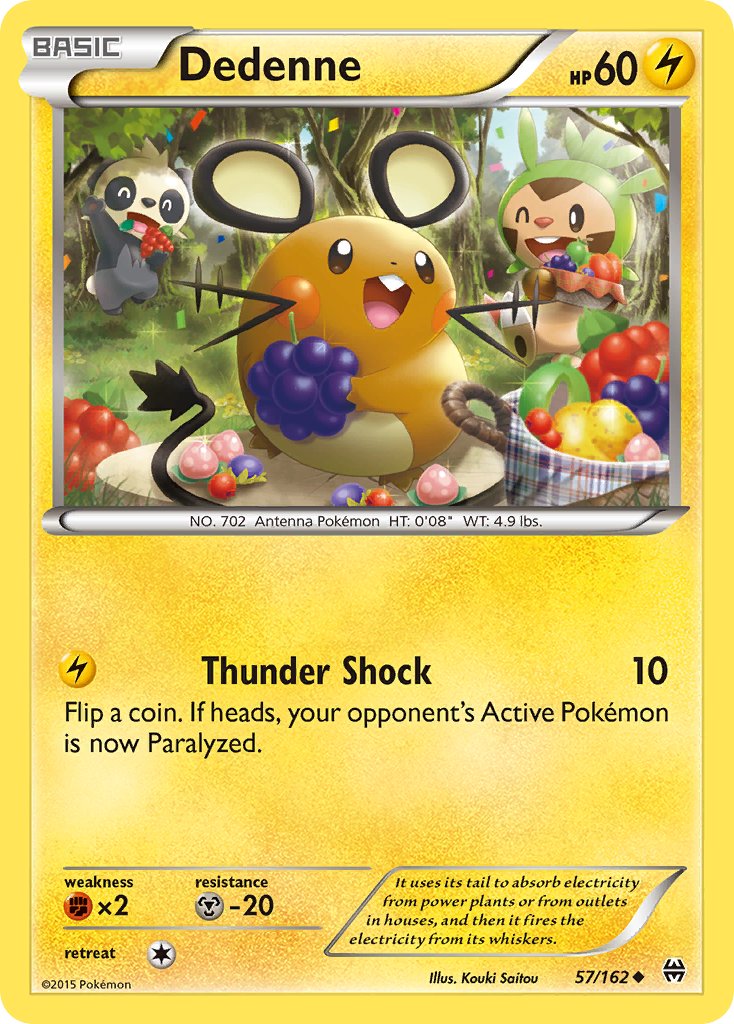 Dedenne - BREAKthrough (Uncommon) [BKT-57] English / Near Mint / Normal
