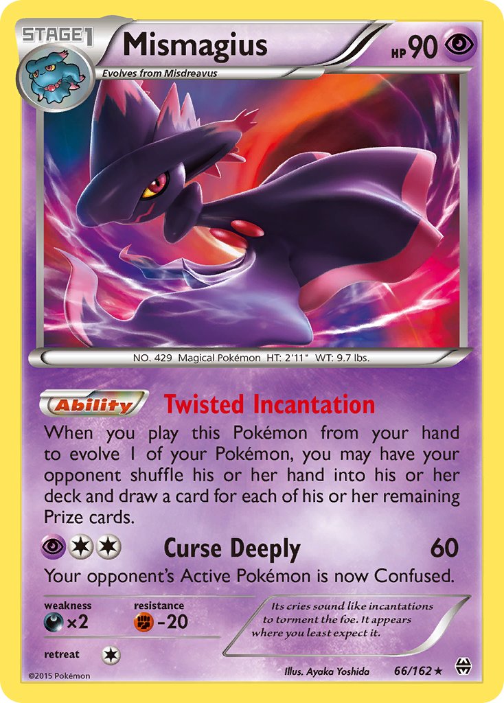 Mismagius - BREAKthrough (Holo Rare) [BKT-66] English / Near Mint / Normal