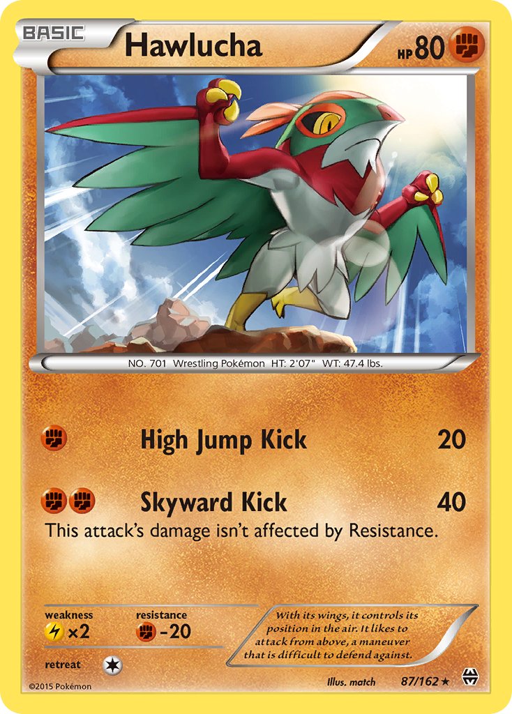 Hawlucha - BREAKthrough (Rare) [BKT-87] – Matraws