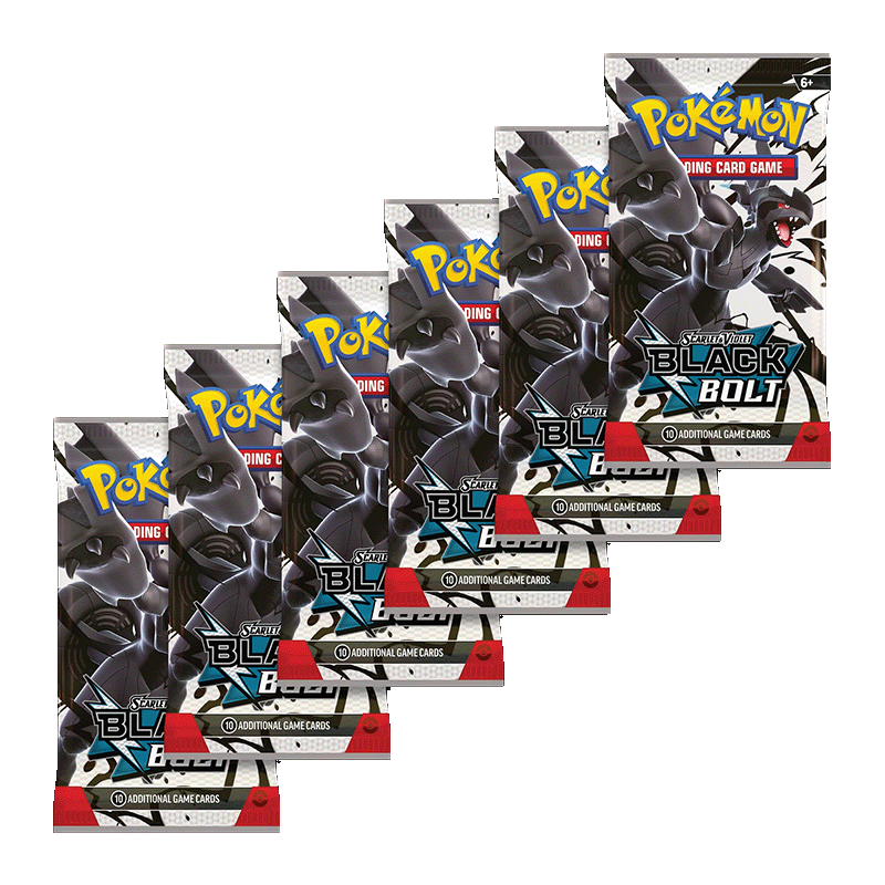 Pokémon TCG: Scarlet & Violet: Black Bolt - Booster Bundle (6 Boosters)