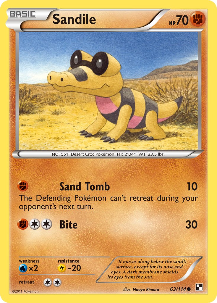 Sandile - Black & White (Common) [BLW-63] English / Near Mint / Normal