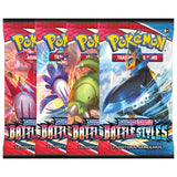 Booster Pack - Battle Styles - Full Art Set (4 stk.) (SWSH05) Pokémon TCG Matraws Shop 