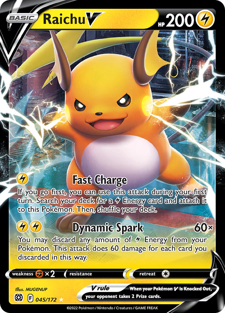 Raichu V - Brilliant Stars (Ultra Rare) [BRS-045] English / Near Mint / Normal
