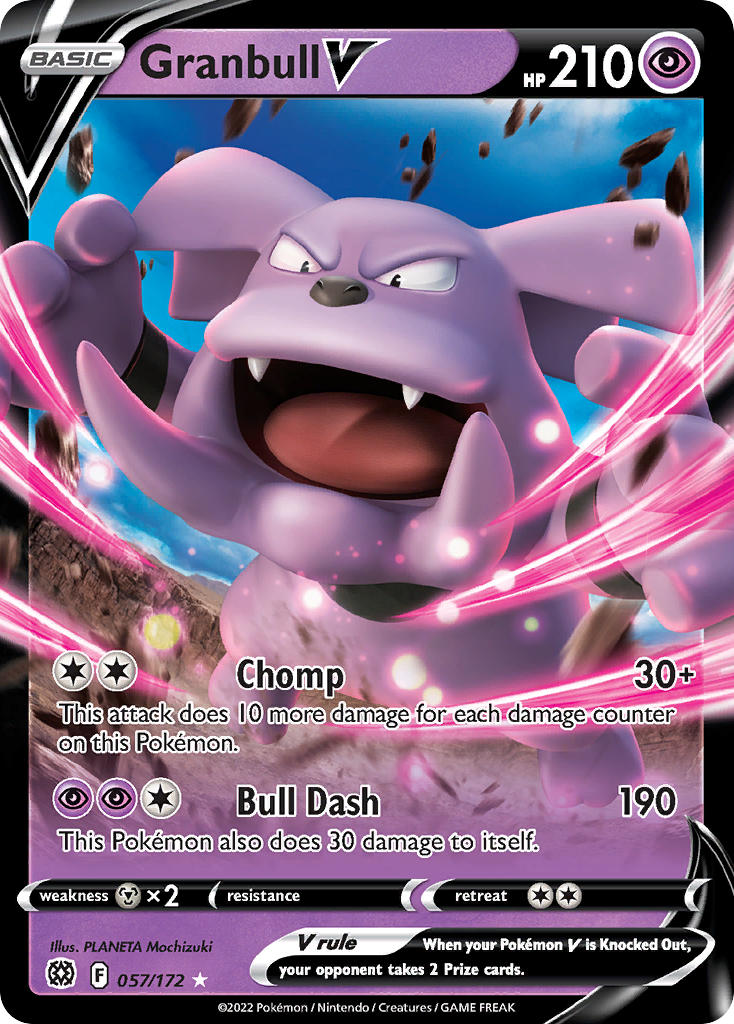 Granbull V - Brilliant Stars (Ultra Rare) [BRS-057] English / Near Mint / Normal