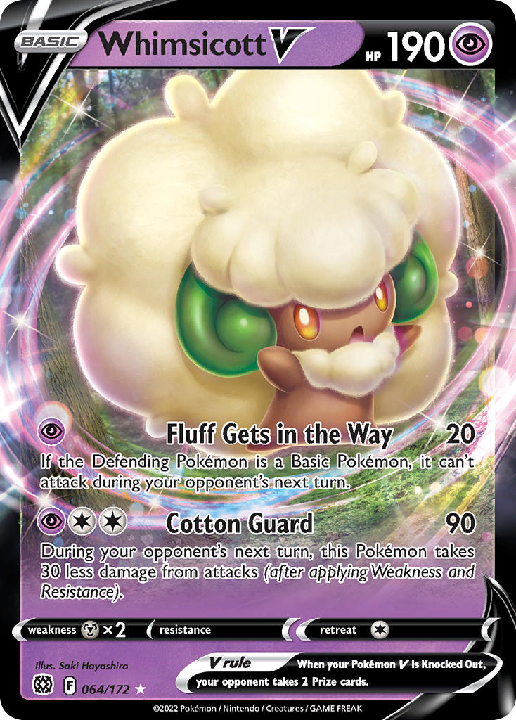 Whimsicott V - Brilliant Stars (Ultra Rare) [BRS-064] English / Near Mint / Normal
