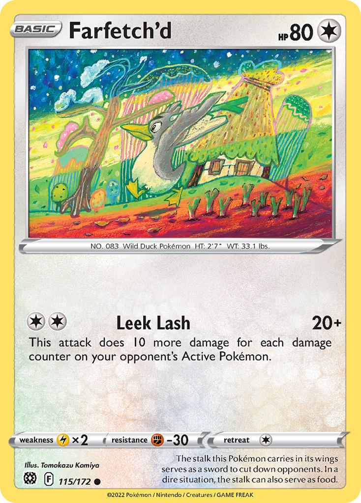 Farfetch'd - Brilliant Stars (Common) [BRS-115] English / Near Mint / Normal