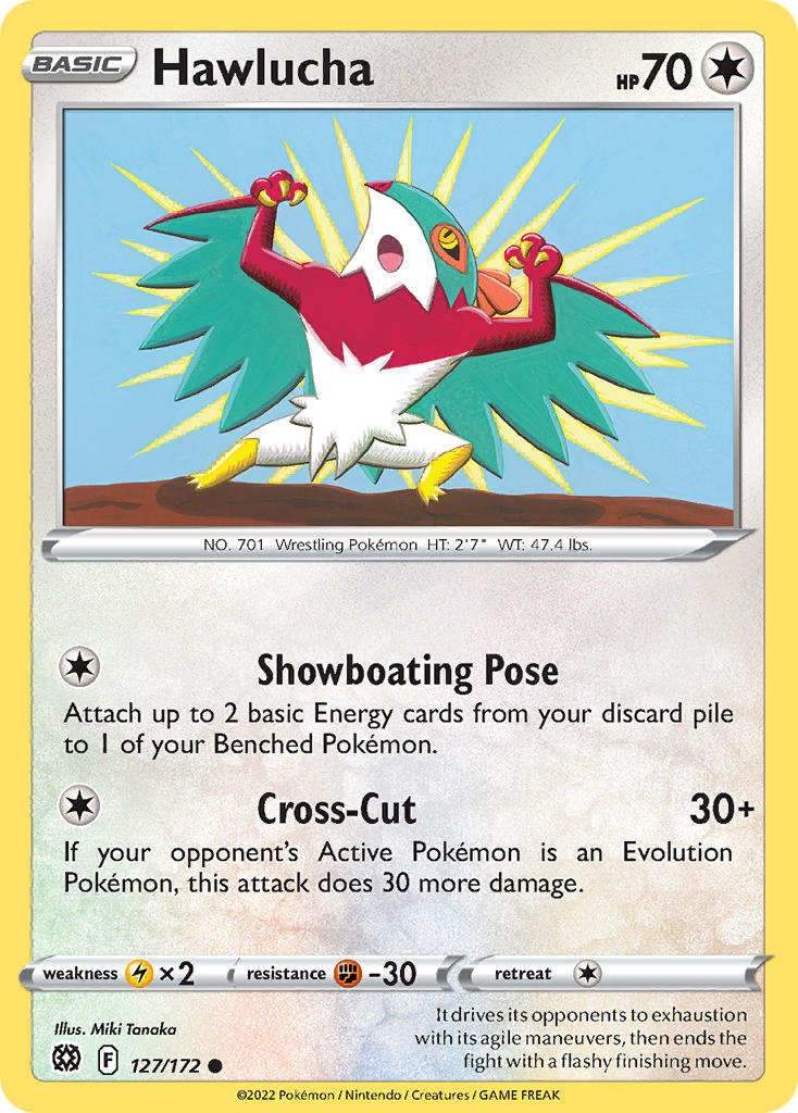 Hawlucha - Brilliant Stars (Common) [BRS-127] English / Near Mint / Normal