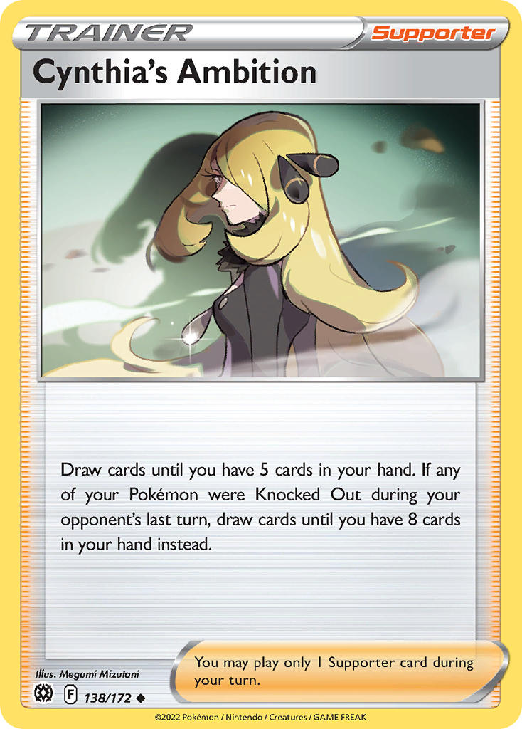 Cynthia's Ambition - Brilliant Stars (Uncommon) [BRS-138] English / Near Mint / Normal