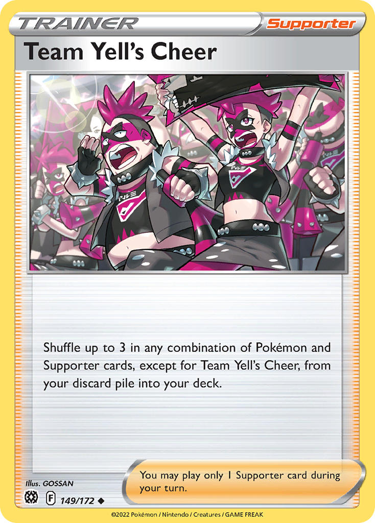 Team Yell's Cheer - Brilliant Stars (Uncommon) [BRS-149] English / Near Mint / Normal