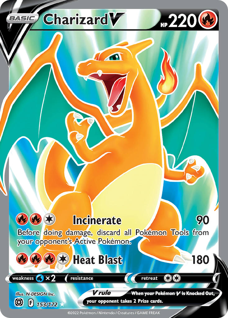 Charizard V - Brilliant Stars (Ultra Rare) [BRS-153] English / Near Mint / Normal