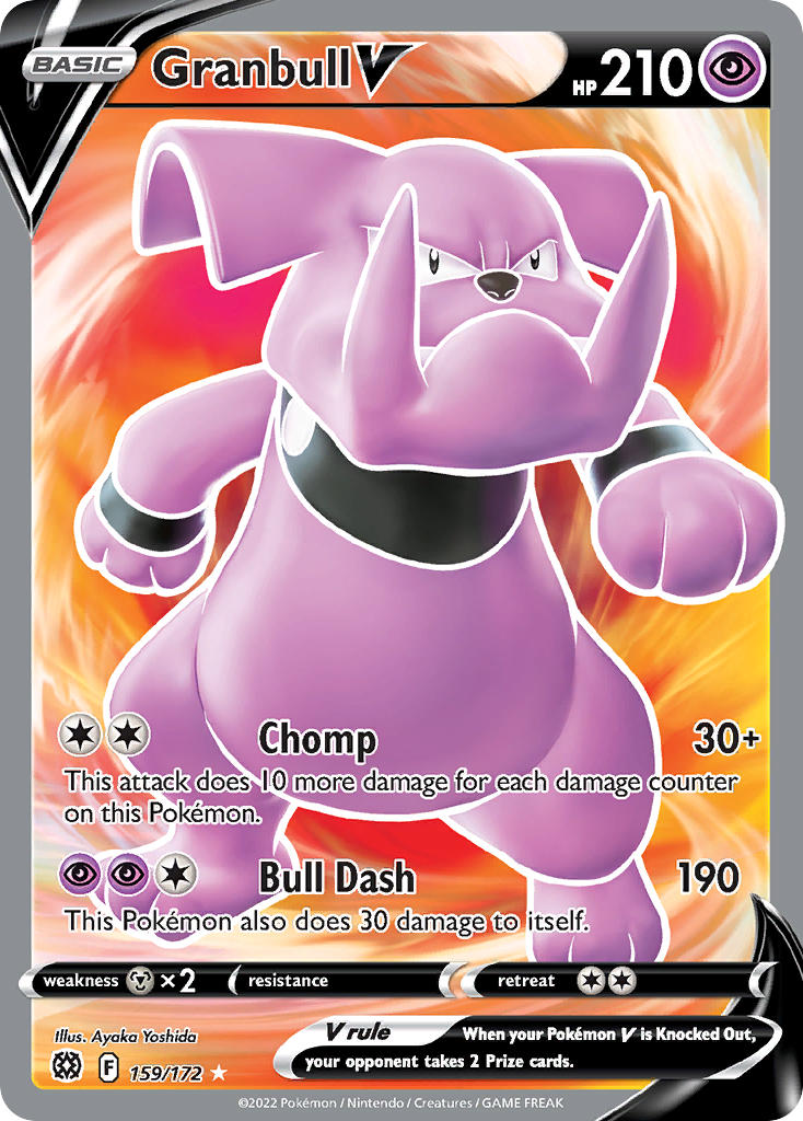 Granbull V - Brilliant Stars (Ultra Rare) [BRS-159] English / Near Mint / Normal