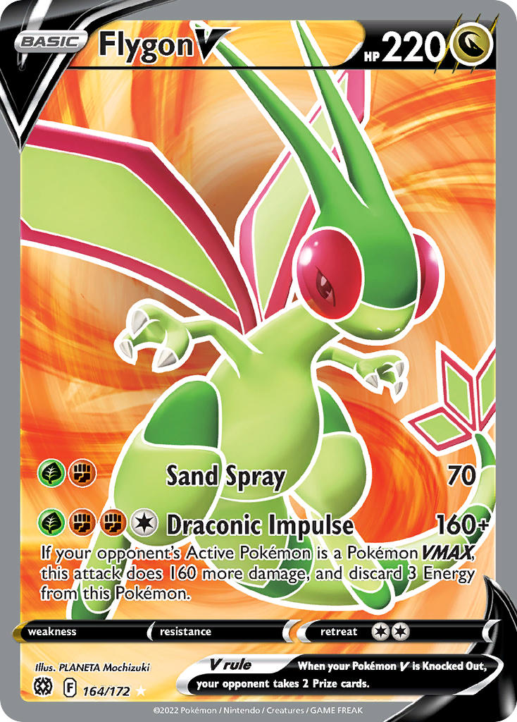 Flygon V - Brilliant Stars (Ultra Rare) [BRS-164] English / Near Mint / Normal