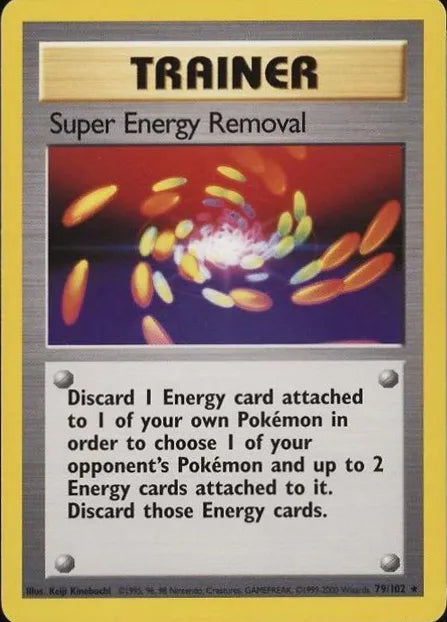 Super Energy Removal⁣ - Base Set⁣ (Rare)⁣ [79] English / Poor / Normal