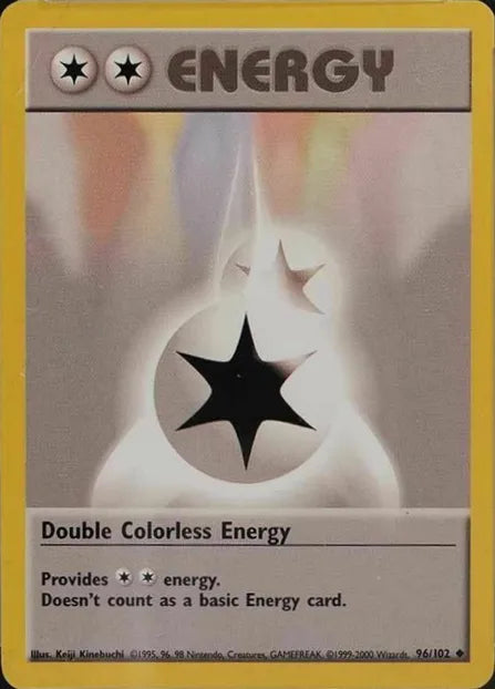 Double Colorless Energy⁣ - Base Set⁣ (Uncommon)⁣ [96] English / Light Played / Normal