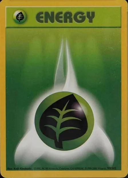 Grass Energy⁣ - Base Set⁣ (Common)⁣ [99] English / Excellent / Normal