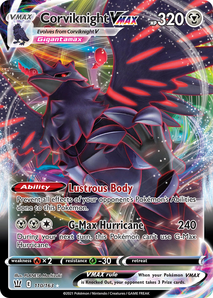 Corviknight VMAX - Battle Styles (Ultra Rare) [BST-110] English / Near Mint / Normal