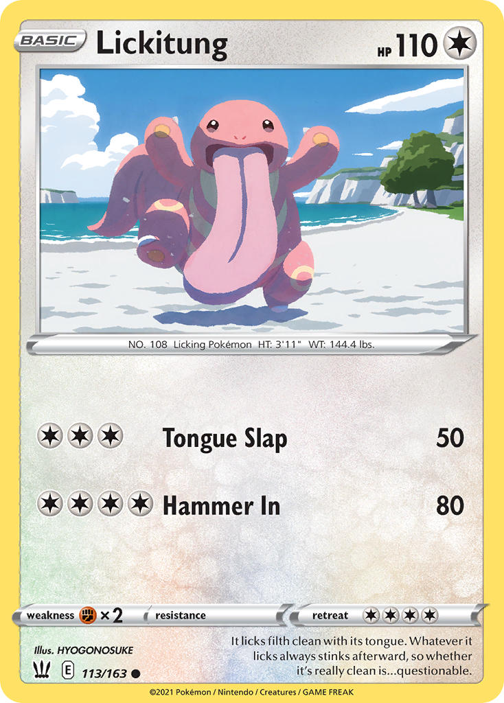 Lickitung - Battle Styles (Common) [BST-113] English / Near Mint / Normal