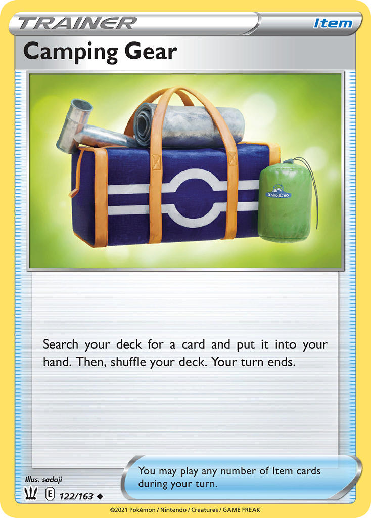 Camping Gear - Battle Styles (Uncommon) [BST-122] English / Near Mint / Normal