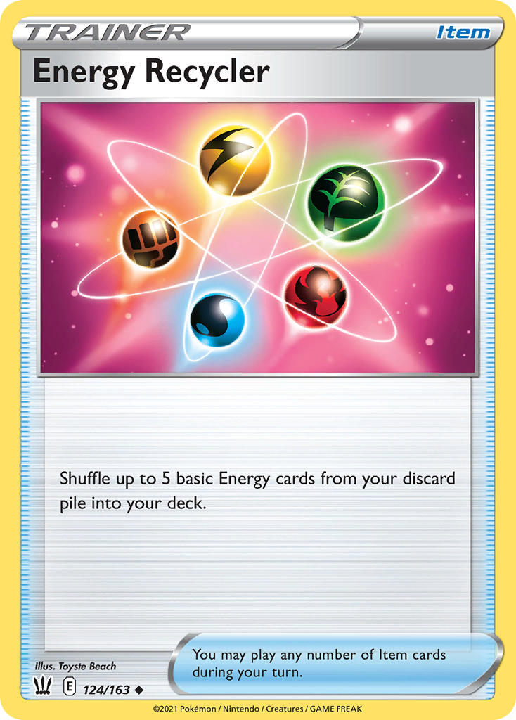 Energy Recycler - Battle Styles (Uncommon) [BST-124] English / Near Mint / Normal