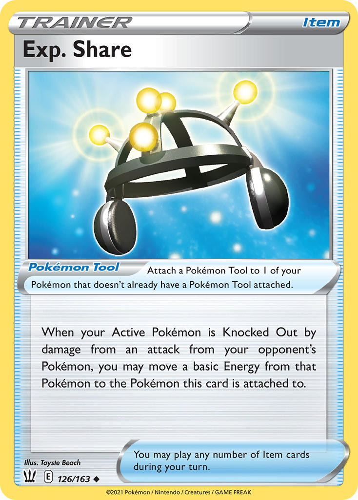 Exp. Share - Battle Styles (Uncommon) [BST-126] English / Near Mint / Normal