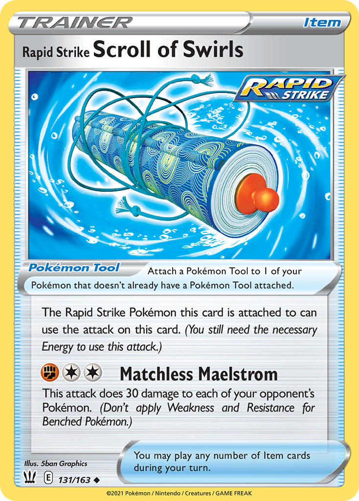 Rapid Strike Scroll of Swirls - Battle Styles (Uncommon) [BST-131] English / Near Mint / Normal