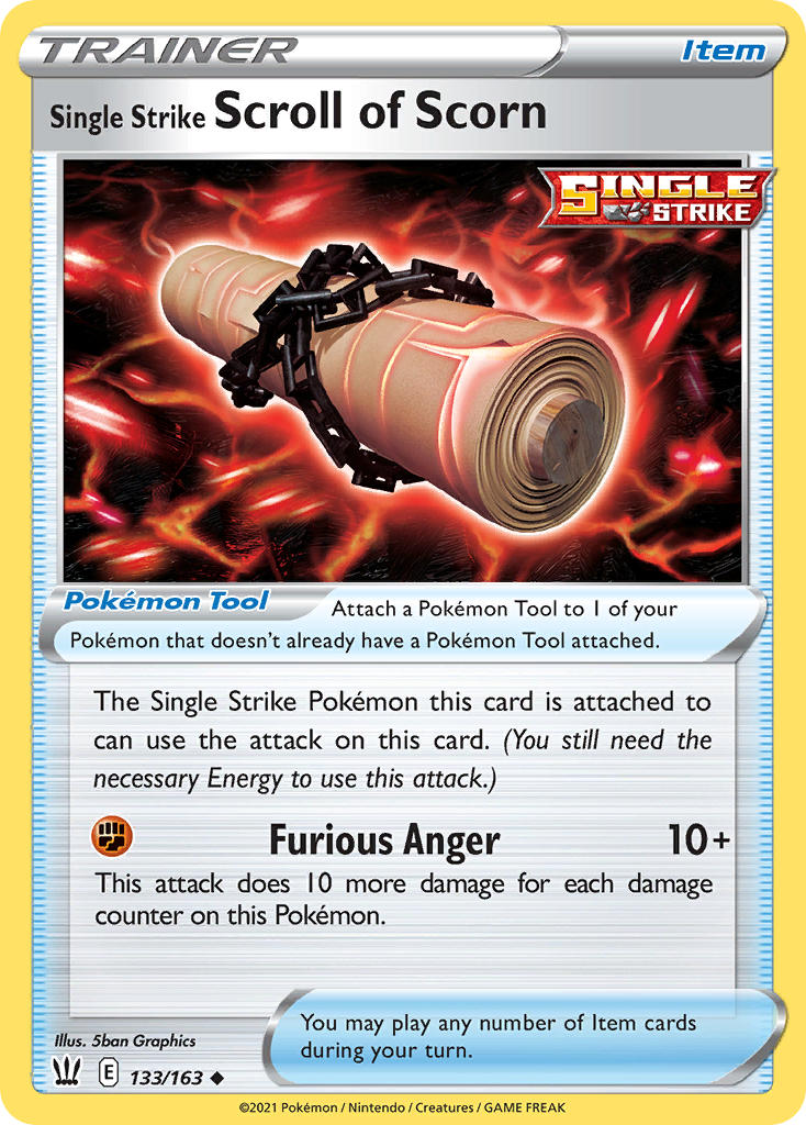 Single Strike Scroll of Scorn - Battle Styles (Uncommon) [BST-133] English / Near Mint / Normal