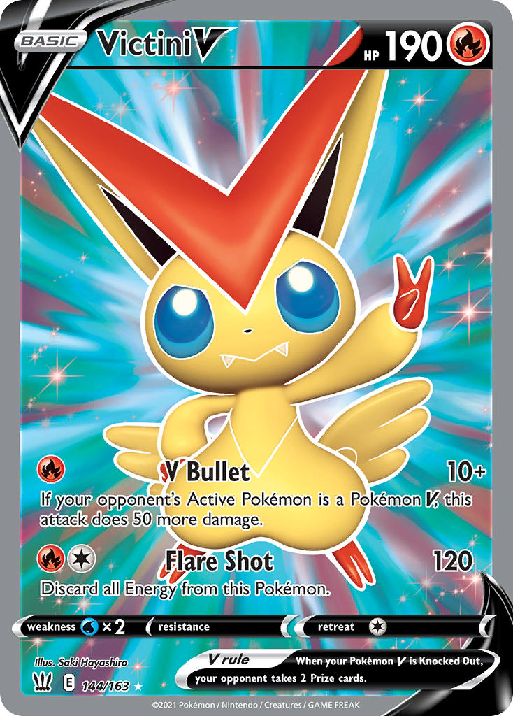 Victini V - Battle Styles (Ultra Rare) [BST-144] English / Near Mint / Normal