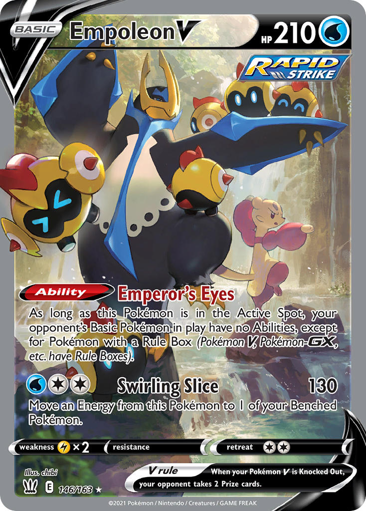 Empoleon V⁣ - Battle Styles⁣ (Ultra Rare)⁣ [146] English / Near Mint / Normal