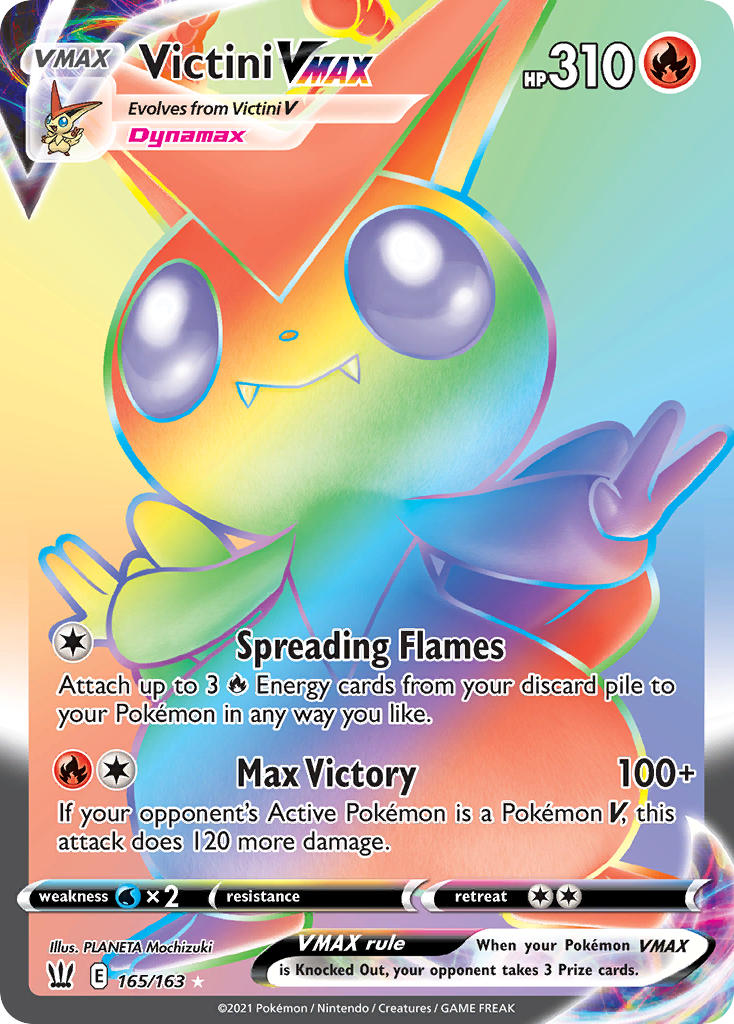Victini VMAX - Battle Styles (Secret Rare) [BST-165] English / Near Mint / Normal