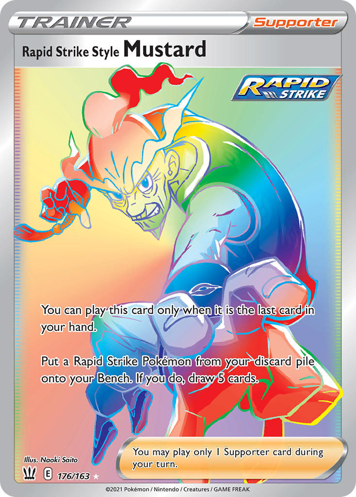 Rapid Strike Style Mustard - Battle Styles (Secret Rare) [BST-176] English / Near Mint / Normal