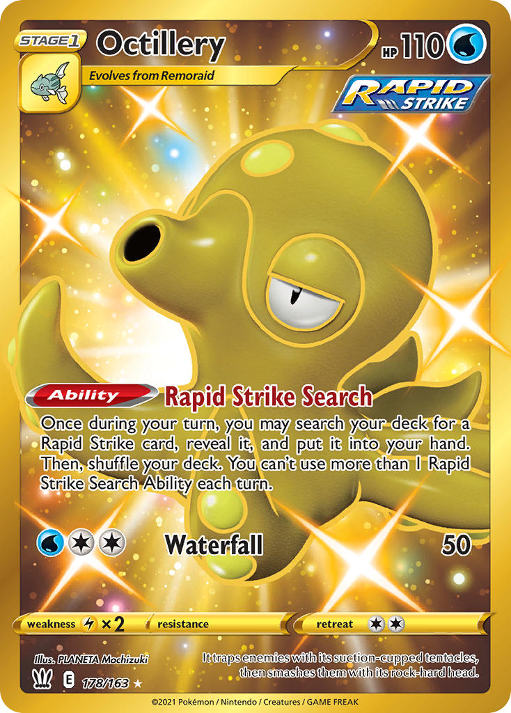 Octillery - Battle Styles (Secret Rare) [BST-178] English / Near Mint / Normal