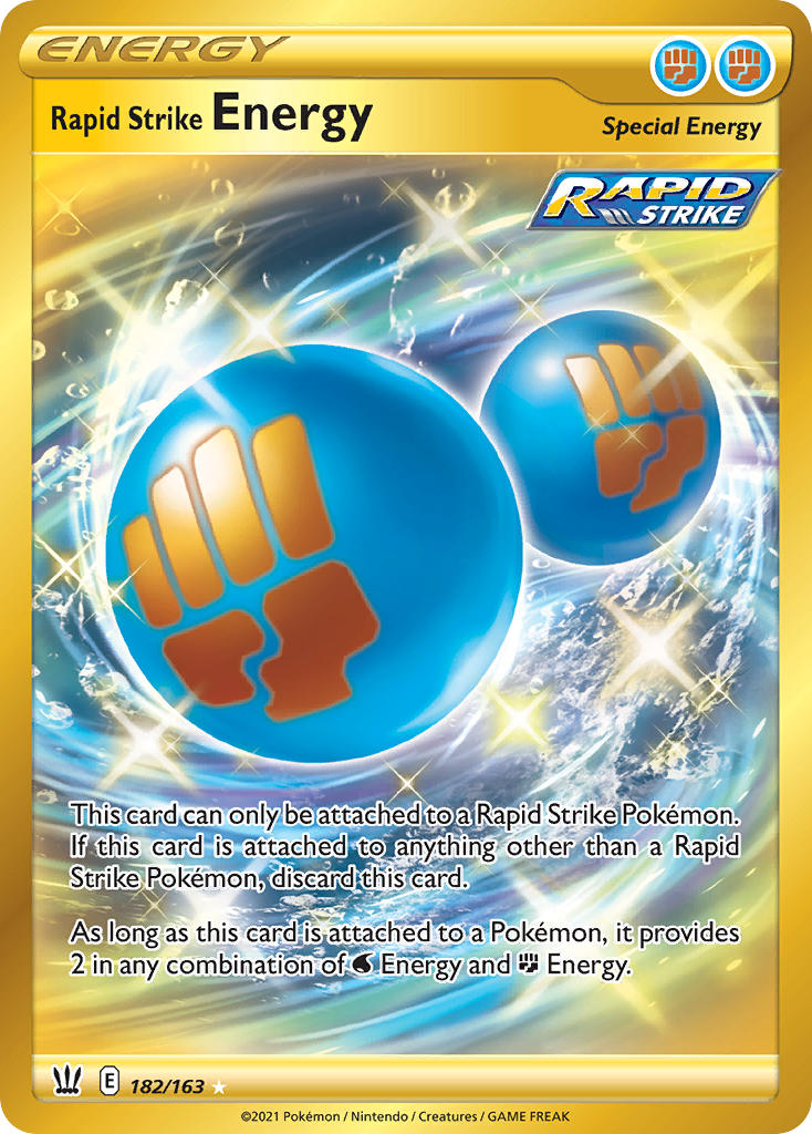 Rapid Strike Energy - Battle Styles (Secret Rare) [BST-182] English / Near Mint / Normal