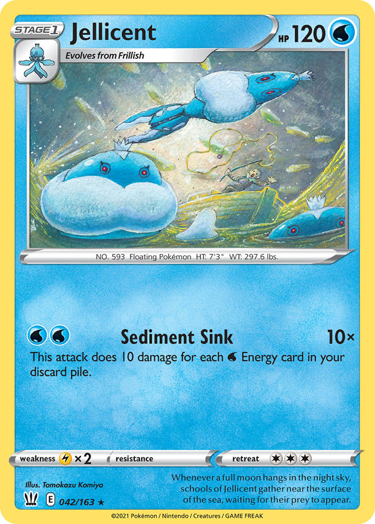 Jellicent - Battle Styles (Rare) [BST-42] English / Near Mint / Normal