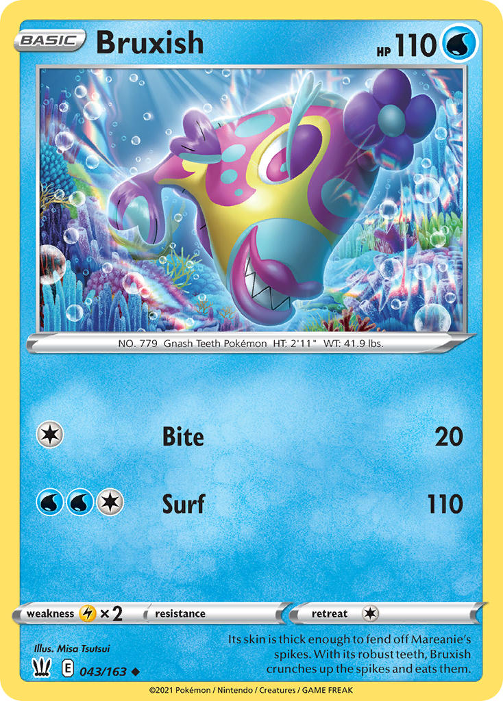 Bruxish - Battle Styles (Uncommon) [BST-43] English / Near Mint / Normal