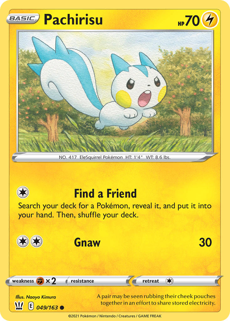 Pachirisu - Battle Styles (Common) [BST-49] English / Near Mint / Normal