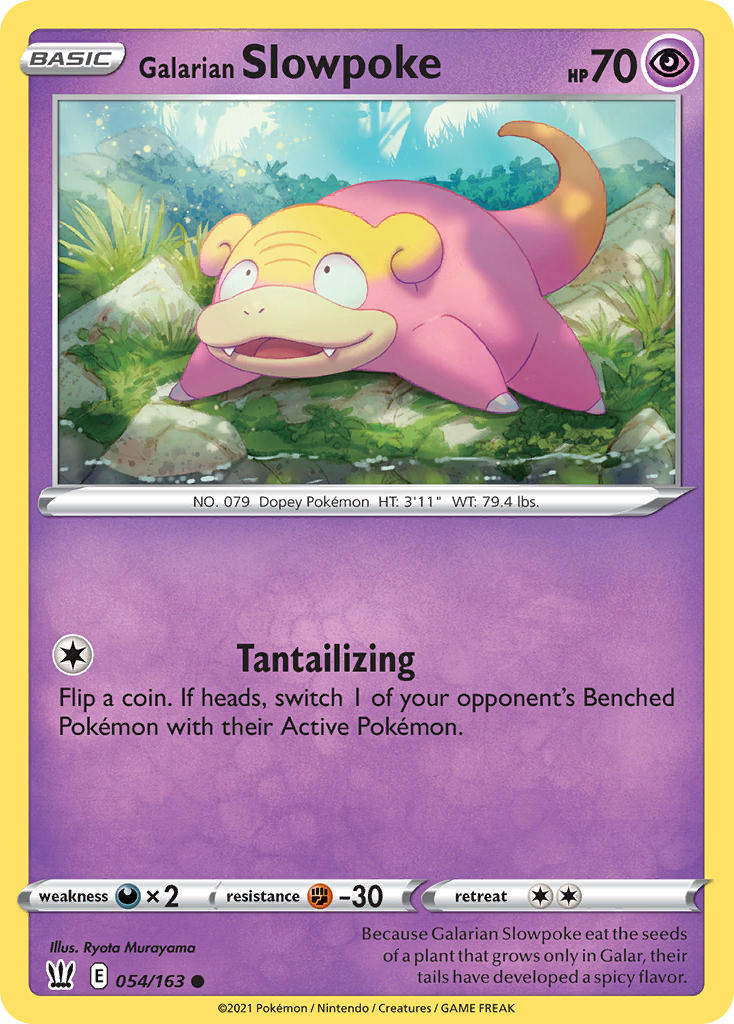 Galarian Slowpoke - Battle Styles (Common) [BST-54] English / Near Mint / Normal