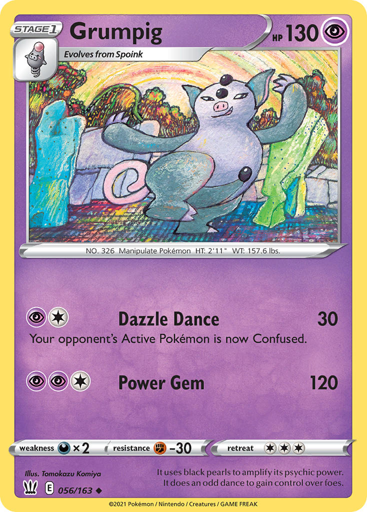 Grumpig - Battle Styles (Uncommon) [BST-56] English / Near Mint / Normal