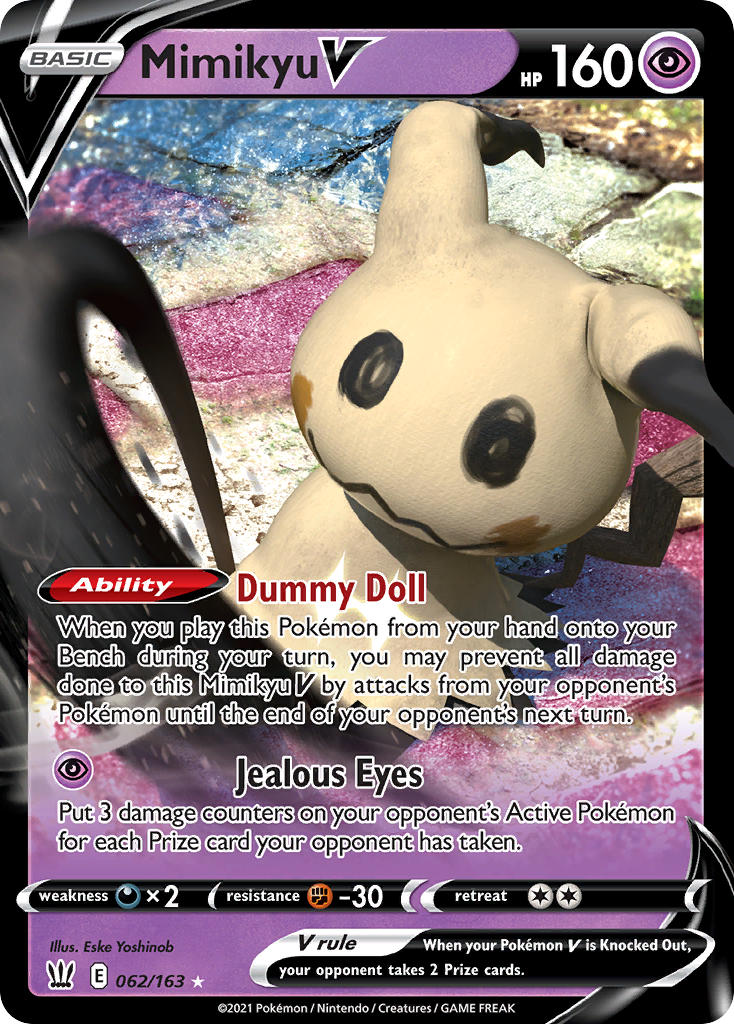 Mimikyu V - Battle Styles (Ultra Rare) [BST-62] English / Near Mint / Normal