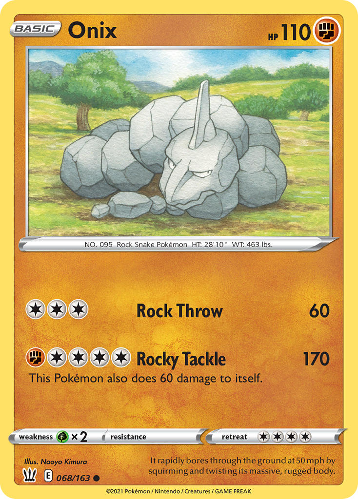 Onix - Battle Styles (Common) [BST-68] English / Near Mint / Normal
